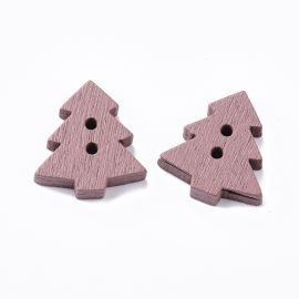 Holzsaga "Weihnachtsbaum" 23x22x4 mm 10 Stk.