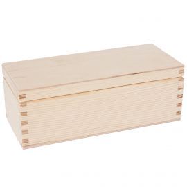Wooden box 22x9x8 cm