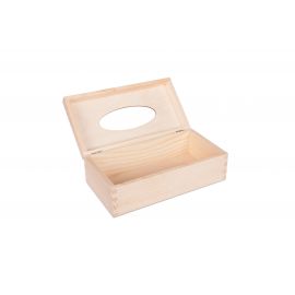 Holzbox für Servietten 25x13x8 cm. 1 Stk. MED0073