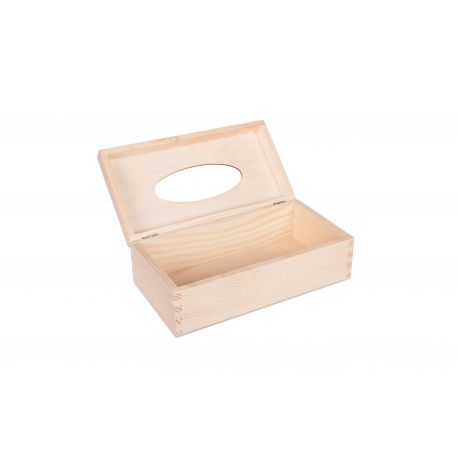 Puidust karp salvrätikute jaoks 25x13x8 cm. 1 tk. MED0073