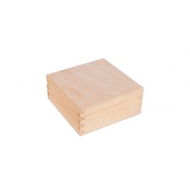Wooden box 15x15x5.5 cm. 1 pc.