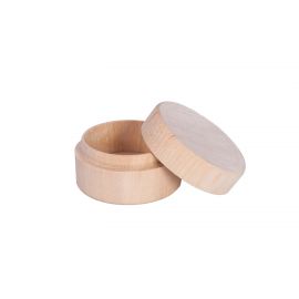 Wooden box for rings 4x3 cm. 1 pc. MED0070