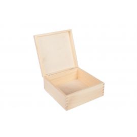 Wooden box 20x20x9 cm. 1 pc. MED0071