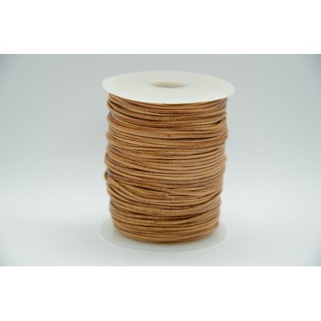 Natūralios odos virvutė 1.00 mm., 1 metras VV0870