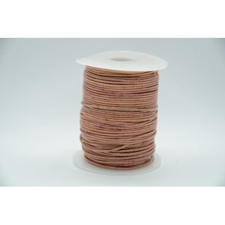 Natūralios odos virvutė 1.00 mm., 1 metras VV0878