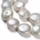 Dabīgās saldūdens Keshi pērles 13-12x6-4 mm. 1 gab. GP0109