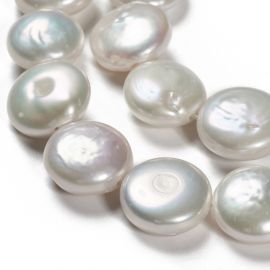 Natürliche Süßwasser-Keshi-Perlen 13-12x6-4 mm. 1 Stk.