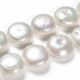 Dabīgās saldūdens Keshi pērles 13-12x6-4 mm. 1 gab. GP0109