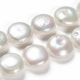 Natürliche Süßwasser-Keshi-Perlen 13-12x6-4 mm. 1 Stk. GP0109
