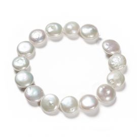Dabīgās saldūdens Keshi pērles 13-12x6-4 mm. 1 gab. GP0109