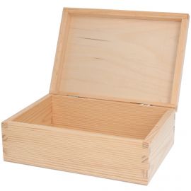 Medinė dėžutė 22x16x8 cm. 1 vnt. MED0094