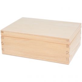 Wooden box 22x16x8 cm. 1 pc.