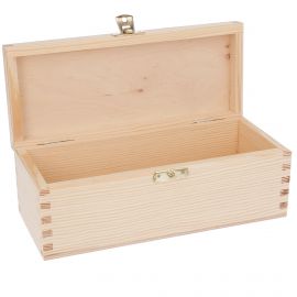 Wooden box 22x9x8 cm. 1 pc. MED0079