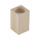 Wooden candlestick 6x5x5 cm. 1 pc. MED0084