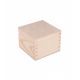 Wooden box 10x10x7 cm. 1 pc. MED0097