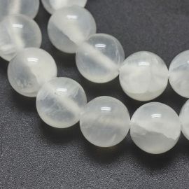 Looduslikud Seleniidi helmed 10 mm., 1 niit.