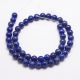 Natural Lapis Lazuli beads 8 mm., 1 thread.