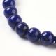 Natural Lapis Lazuli beads 6 mm., 1 thread.