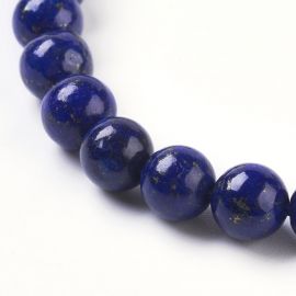 Natūralūs Lapis Lazuli karoliukai 6 mm., 1 gija.