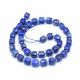 Natural Lapis Lazuli beads 8x9 mm., 1 thread.