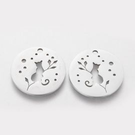 Roostevabast terasest 304 ripats "Kass" 20x1 mm., 1 tk.
