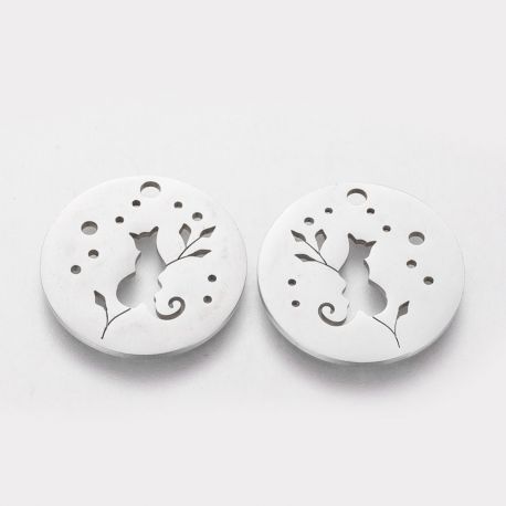 Roostevabast terasest 304 ripats "Kass" 20x1 mm., 1 tk. MD2449