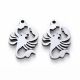 Stainless steel 304 pendant "Scorpio" 16x12x1 mm., 1 pc.