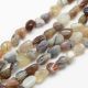 Natural Botswana Agate Beads 8-12 mm, 1 strand.