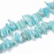 Looduslikud amasoniidi helmed-killud 10 ~ 30x4 ~ 10 mm., 1 niit. AK1829