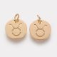Nerūsējošā tērauda 304 zodiaka kulons "Vērsis" 12x1 mm 1 gab