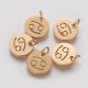 Nerūdijančio plieno 304 zodiako pakabukas "Vėžys" 12x1 mm 1 vnt