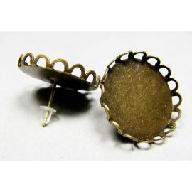 Kabliukai auskarams, 1 pora 16x11 mm MD0293