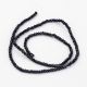 Stikliniai karoliukai 2x15 mm 1 gija
