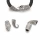 Verschluss für Haut 2 Teile "Snake" 1 Set