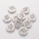 Nerūsējošā tērauda 304 zodiaka kulons "Jaunava", 12x1 mm., 1 gab