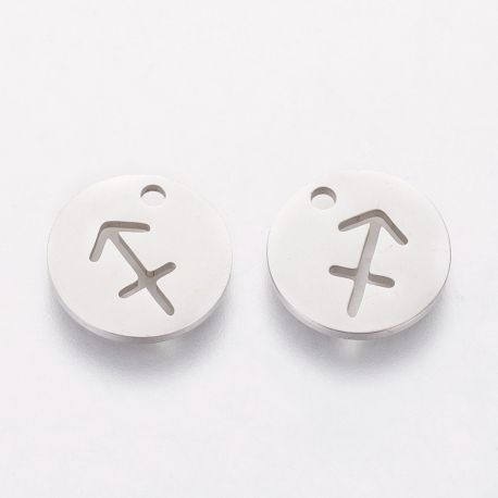 Roostevabast terasest 304 sodiaagiripats "Ambur", 12x1 mm., 1 tk. MD1963