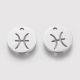 Nerūsējošā tērauda 304 zodiaka kulons "Zivis", 12x1 mm., 1 gab.