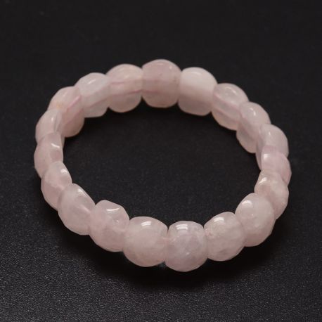 Natūralaus Rožinio Kvarco apyrankė 16x12 mm. 1 vnt.