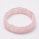 Natürliches Rosenquarz-Armband 16x8 mm. 1 Stk.