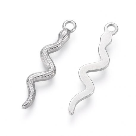 Roostevabast terasest 304 ripats "Snake" 28x6x15 mm. 1 tk. MD2464