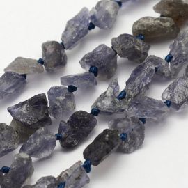 Natural Kyanite/Disthenite beads 10-5x8-5 mm. 1 thread.