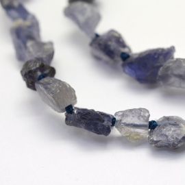 Natural Kyanite/Disthenite beads 10-5x8-5 mm. 1 thread.