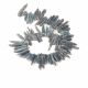 Natural Kyanite/Disthenite beads 35-5x8-2x10-3 mm. 6 pcs.