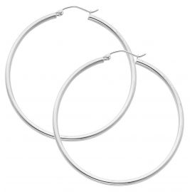 Stainless steel 304 earring hooks 70x2 mm. 1 pair.