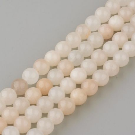 Natural Pink Aventurine beads 3-4 mm. 1 thread.