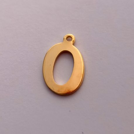 Roostevabast terasest 304 ripats täht "O" 15x10 mm. 1 tk. MD2484