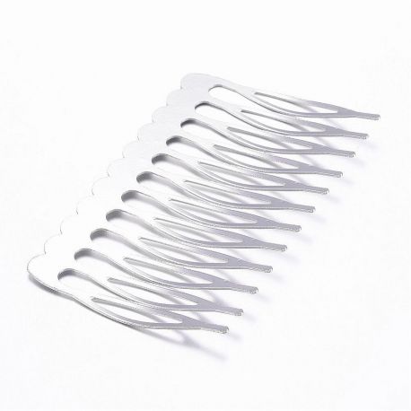 Šukutės plaukams 4 vnt. 64x39x1 mm MD2239 