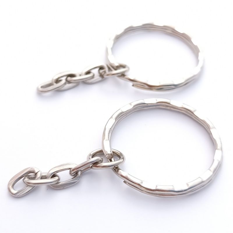 Key ring with chain 25 mm. 10 pcs MD2242