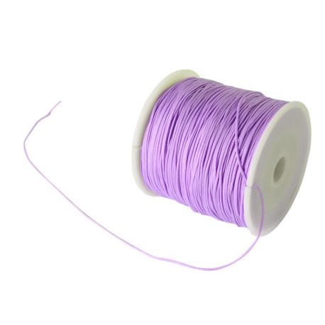 Saiten, Seile, Gummibänder, Leinen, Fäden, Bindfäden – synthetischer Nylonfaden – Bindfaden. Lila Farbe 5 Meter