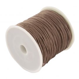 Strings Ropes Rubber bands Lines Threads Twines - Synthetic nylon thread - twine. Light brown color 5 meters